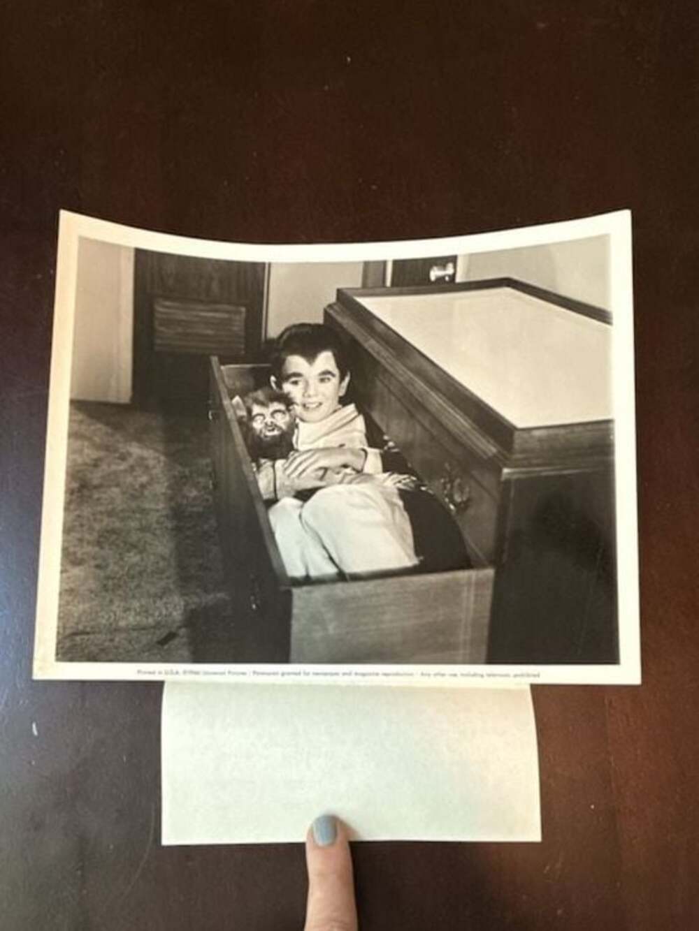 Vintage 1966 Universal Pictures Munsters Go Home Movie Still with Butch Patrick